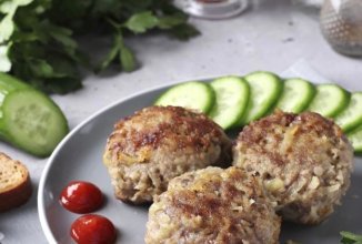 Котлеты из говядины с тёртой картошкой 👍🏼