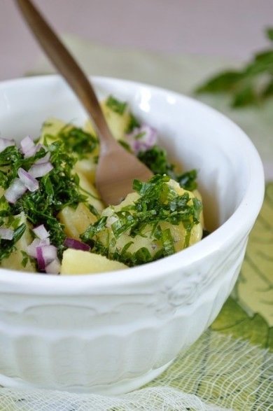 Картофельный салат с зеленью 🥗