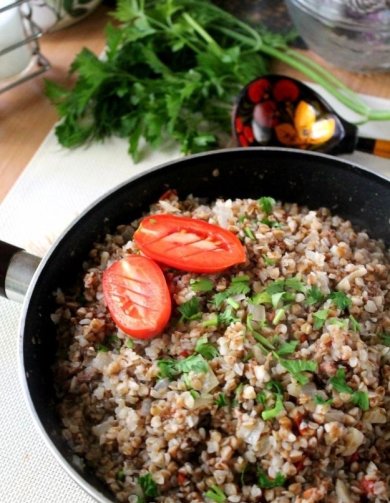 Гречка с тушенкой по-полевому 🥣 - Шаг 8