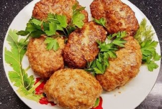 Котлеты из кабачков с фаршем