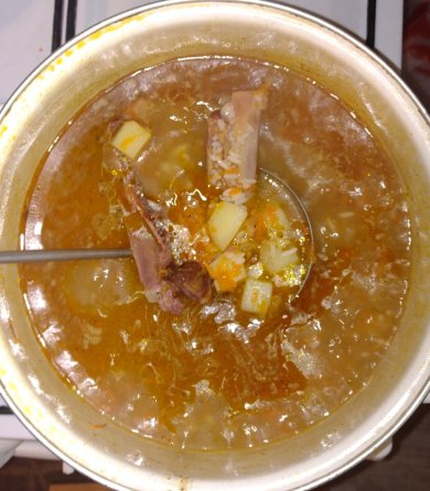 Суп харчо с копчёностями. - Шаг 5