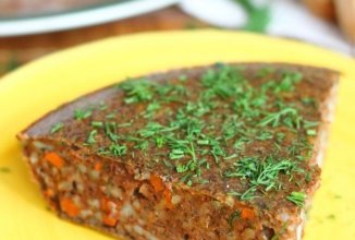 Запеканка из печени с рисом 👍🏼