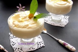 Десерт «Лимонный поссет» 👍🏼