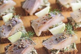 Канапе по-русски с селедкой 🐠