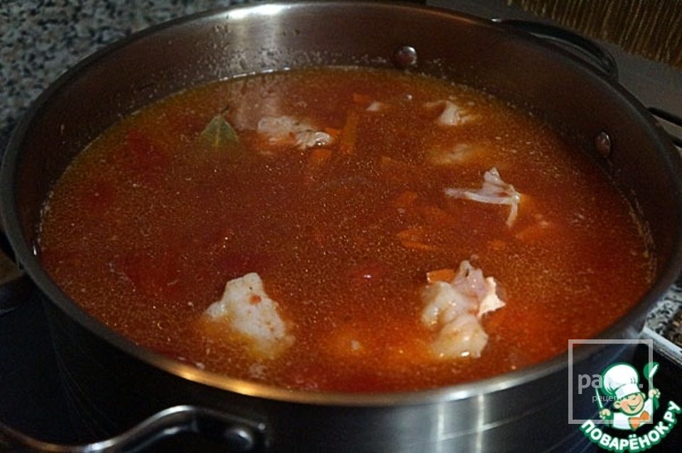Суп томатный с судаком 🍲 - Шаг 10