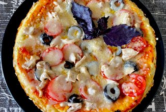 Пицца из кабачков на сковороде