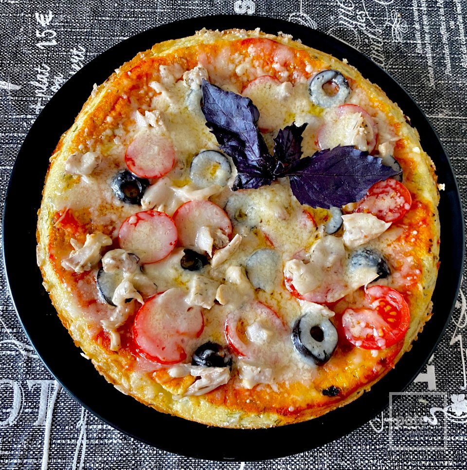 Пицца из кабачков на сковороде - Шаг 7