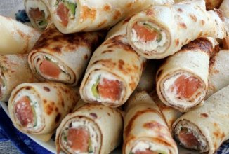 Блины с семгой и сливочным сыром 🥞