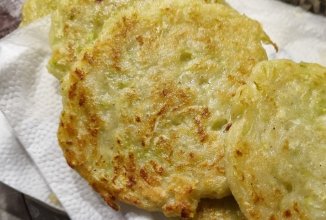 Постные кабачковые оладушки