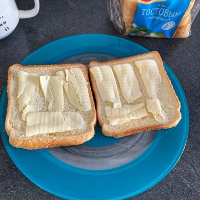 Горячий тост с ветчиной и сыром - Шаг 1