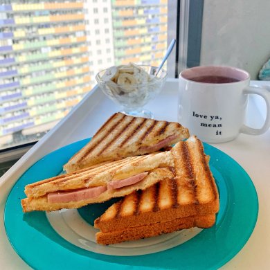 Горячий тост с ветчиной и сыром - Шаг 6