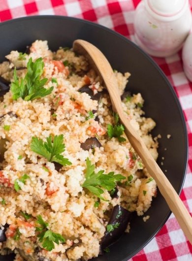 Кус-кус с баклажаном 🥣 - Шаг 8