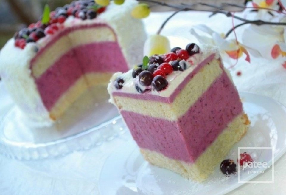 Торт-мусс «Смородиновое настроение» - Шаг 12