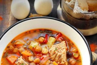 Суп с нутом и говядиной 🍲