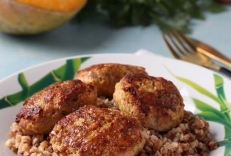 Котлеты из индейки с тыквой 👍🏼