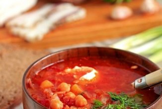 Борщ с нутом (без мяса) 🍲