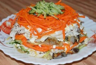 Салат с курицей «Восторг» 🥗