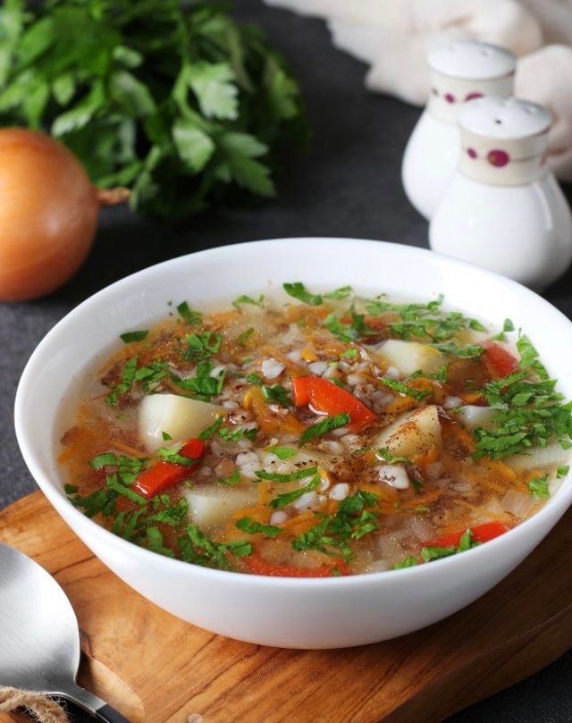 Диетический гречневый суп 🍲