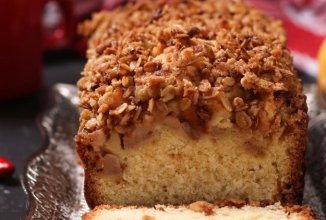 Яблочный кекс с хрустящей корочкой 🧁