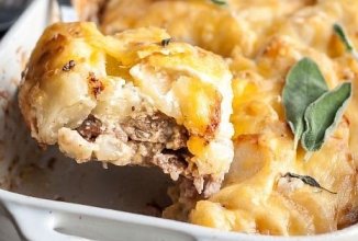 Мясо по-французски с картошкой в духовке 🥩