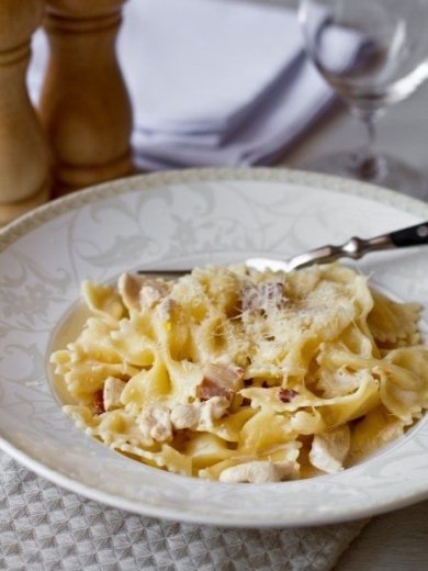 Фарфалле с курицей в сливочном соусе 👍🏼 - Шаг 7