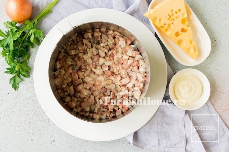 Салат с селедкой и сыром 🥗 - Шаг 4