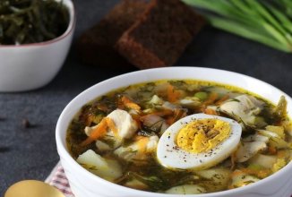 Суп с морской капустой и курицей 🍲