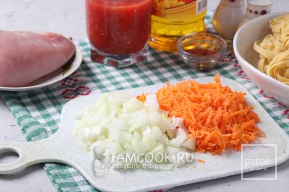 Гнезда из макарон с индейкой 👍🏼 - Шаг 2