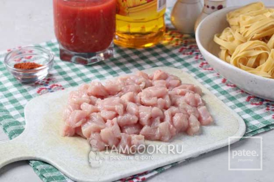 Гнезда из макарон с индейкой 👍🏼 - Шаг 3