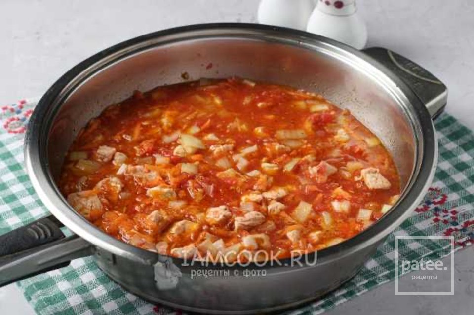 Гнезда из макарон с индейкой 👍🏼 - Шаг 6