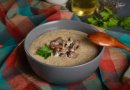 Суп-пюре из шампиньонов с плавленым сыром 🍲