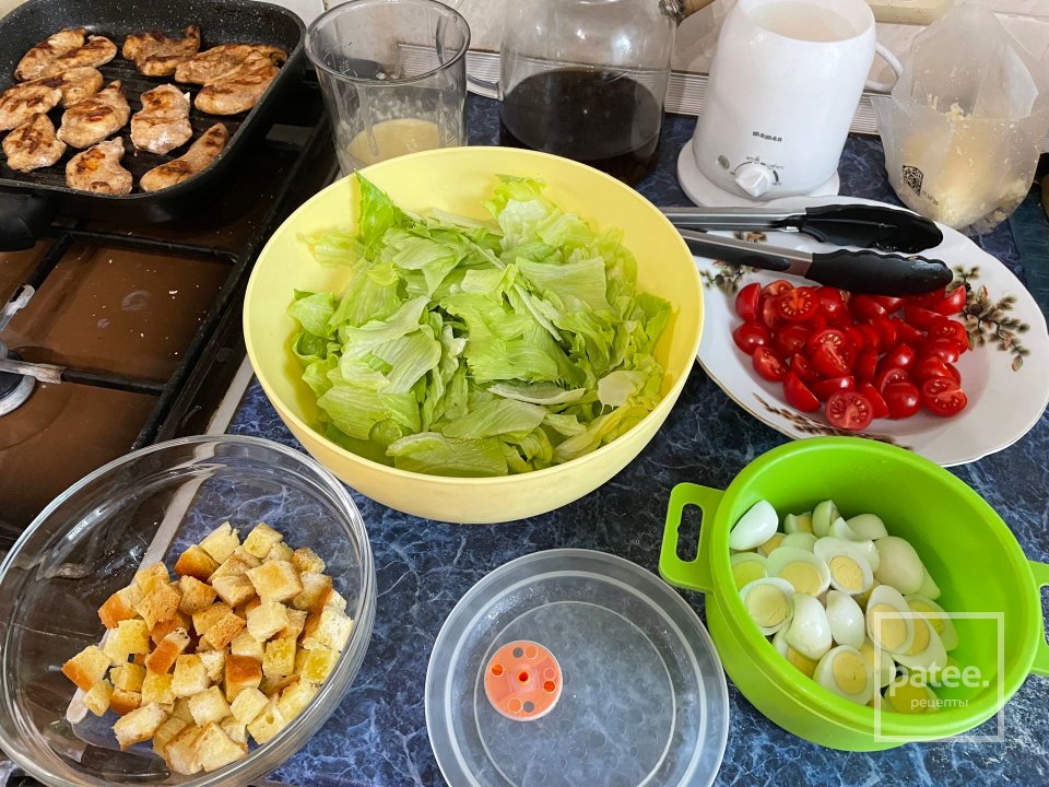 Салат «Цезарь» - Шаг 5