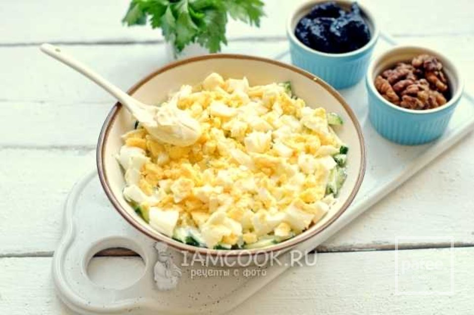 Салат «Принцесса» с говядиной 🥗 - Шаг 6
