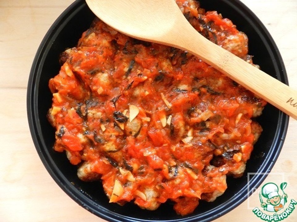 Фрикадельки в томатном соусе с сыром 🥩 - Шаг 10