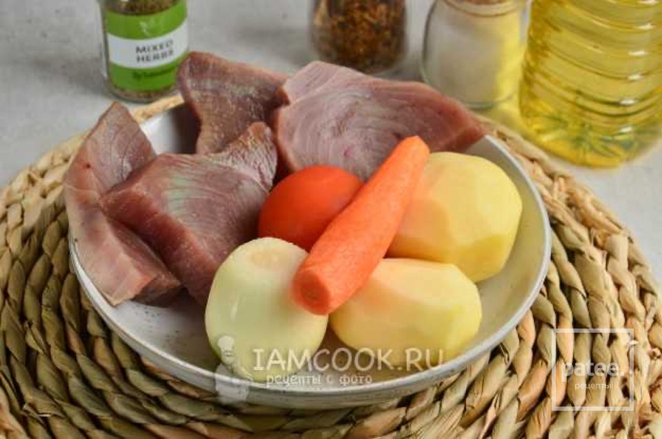 Филе тунца в духовке с овощами 🐠 - Шаг 1