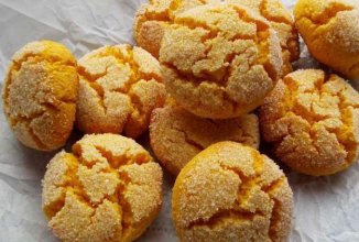 Сахарное кукурузное печенье на сметане 🍪