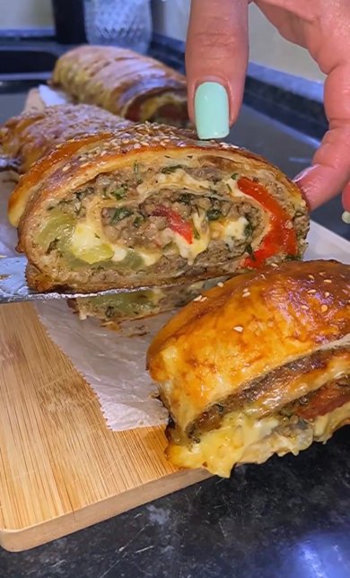 Мясной рулет очень сочный 😍 - Шаг 8