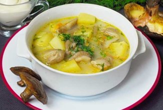 Грибной суп из маслят 🍲