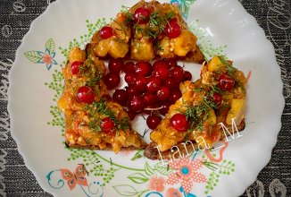 Брускетта с баклажанами