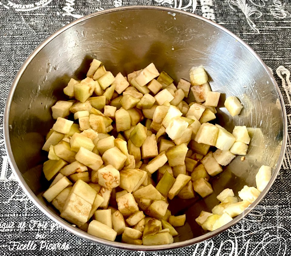 Брускетта с баклажанами - Шаг 2