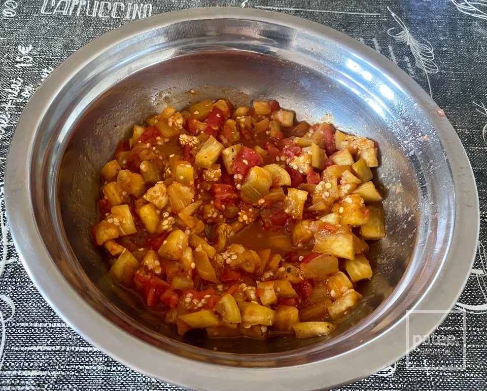 Брускетта с баклажанами - Шаг 5