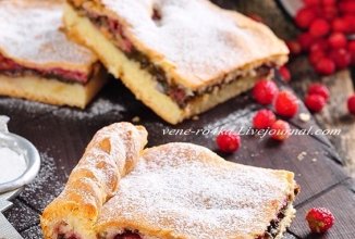 Землянично-щавелевый пирог на песочно-дрожжевом тесте 🍰