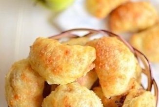 Сырные пирожки с яблочной начинкой 👍🏼