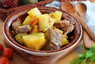 Тушеная картошка с мясом в скороварке 🥩