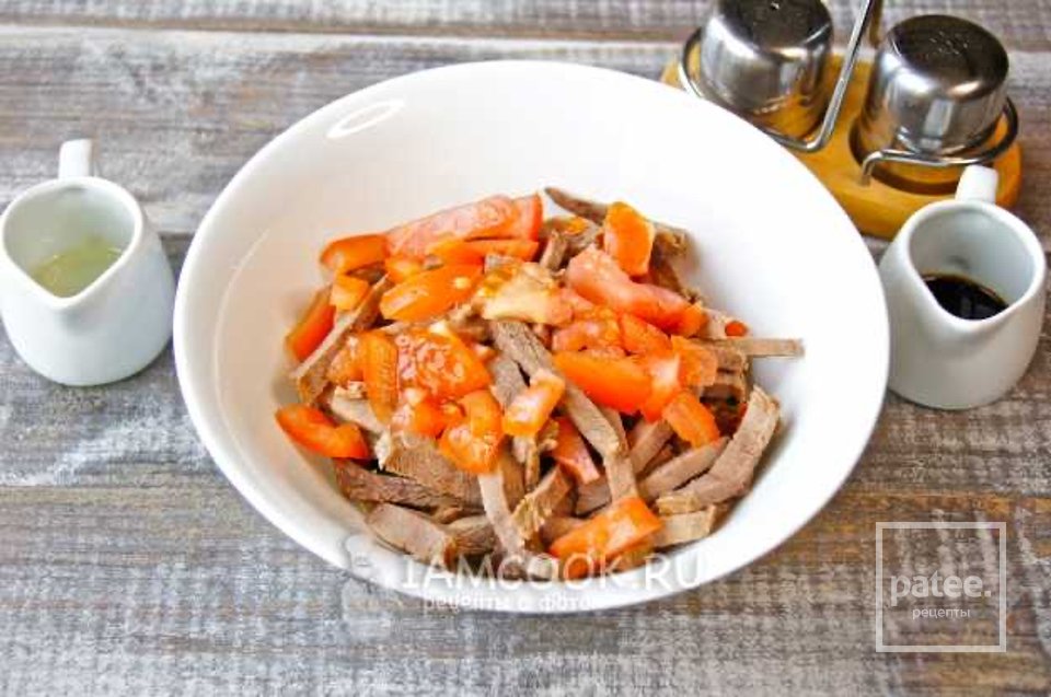 Мексиканский салат с говядиной 🥗 - Шаг 4