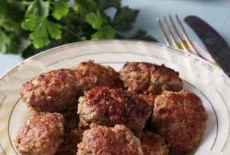 Котлеты из фарша индейки и говядины 👍🏼