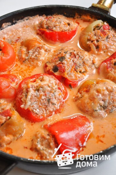 Перец, фаршированный мясной начинкой 🫑 - Шаг 7