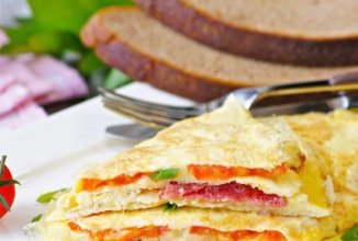 Слоеная яичница 🍳