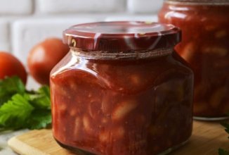 Фасоль в томатном соусе на зиму 🫙