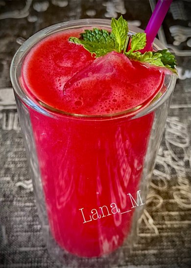 Арбузный фреш - Шаг 5